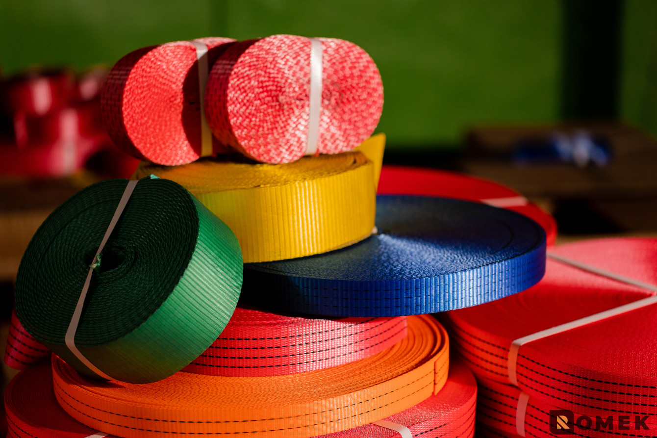 Belt tie tape 50 mm / 3000 DAN (black), 100m