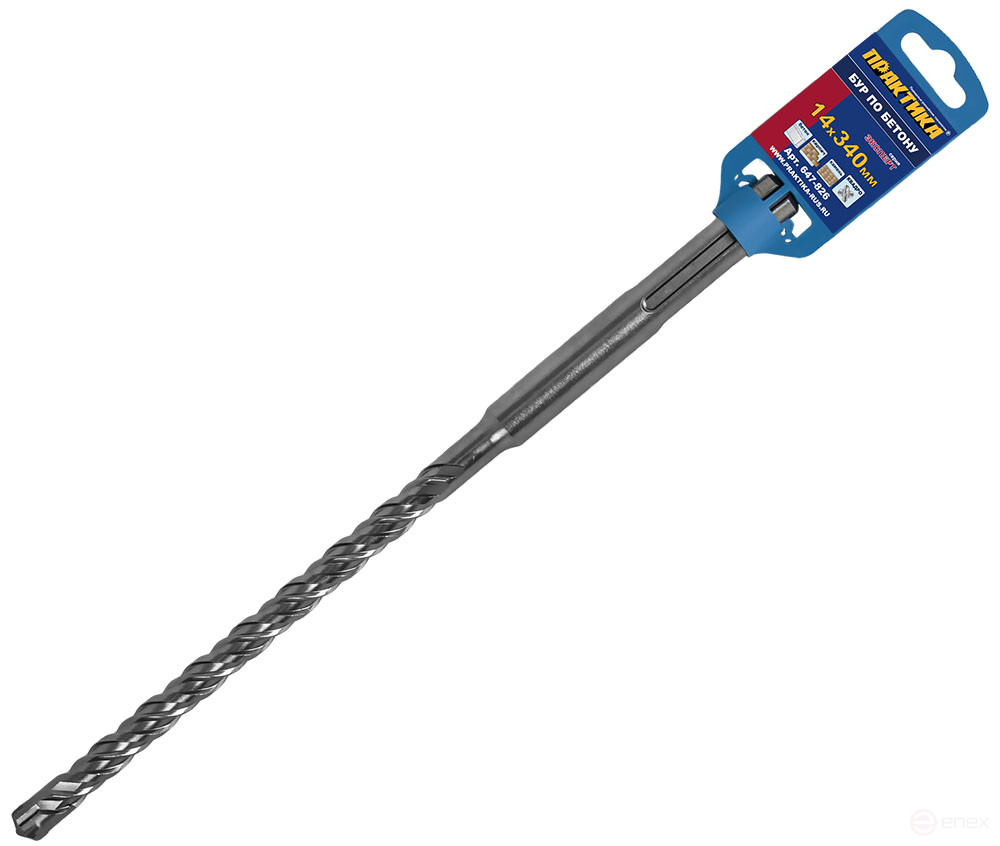 Drill bit SDS-MAX PRACTICE 14 x 200/340 mm, QUADRO, Expert series, for concrete (647-826)
