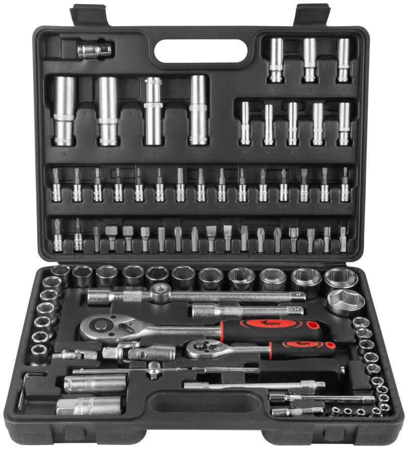 Car Tool Set 94 pcs. CrV 1/2"+1/4"