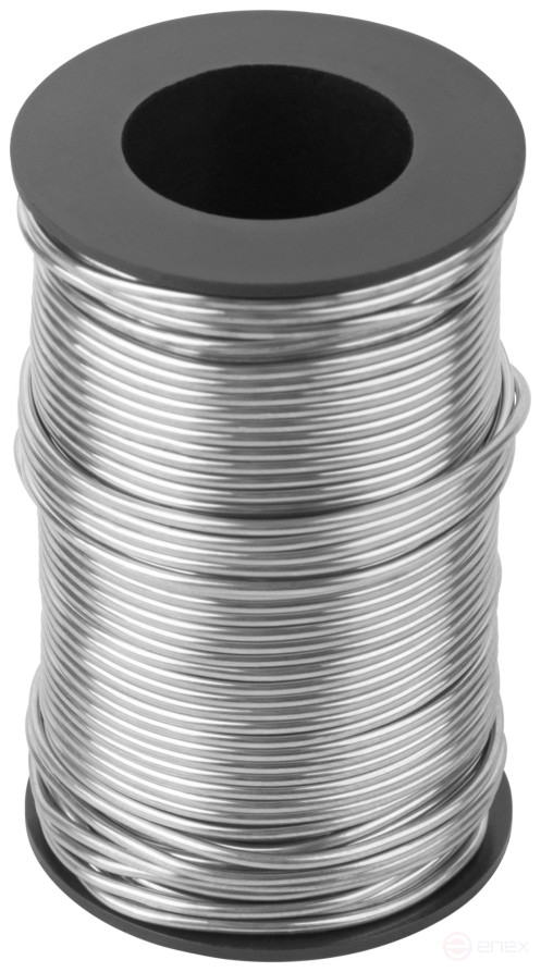 Solder POS 61 with rosin, wire diameter 1 mm, on a coil, 100 gr.