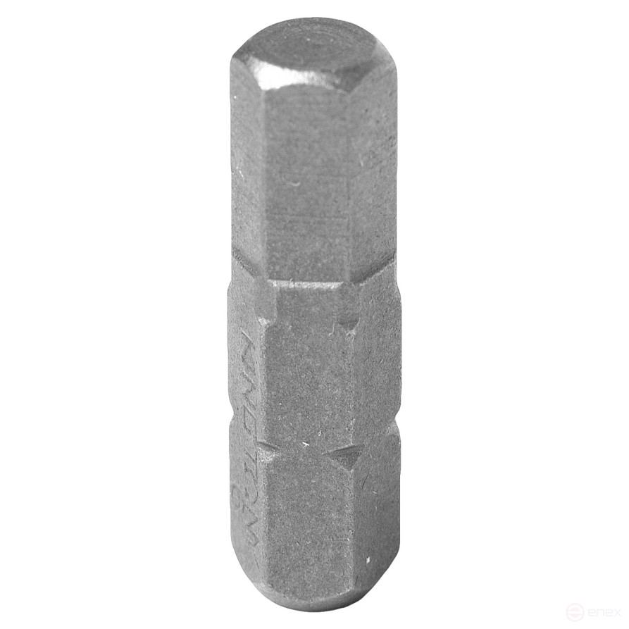 Вставка (бита) торцевая 1/4", Hex, 6 мм, 25 мм KING TONY 102506H