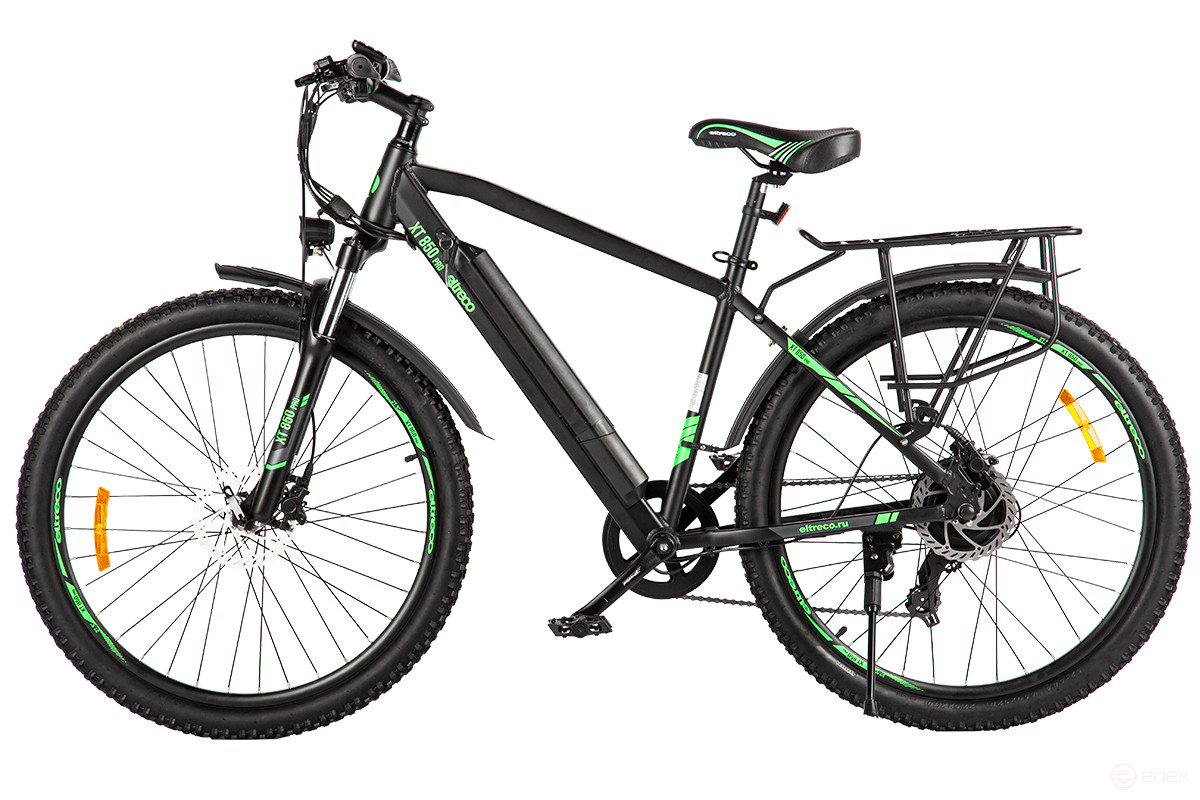 Велогибрид Eltreco XT 850 Pro черно-синий-2675