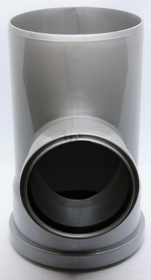 Тройник 160 на 110 мм 90 (87,5) градусов Flextron