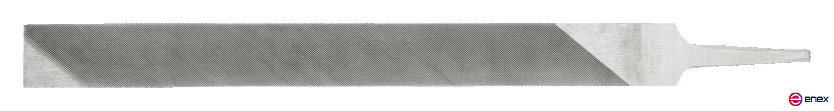 Напильник плоский для токарных работ без ручки 300 мм, насечка бархатная