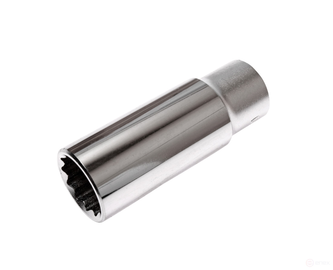 Головка торцевая 1/2" 20мм 12-ти гранная глубокая L=76мм JTC