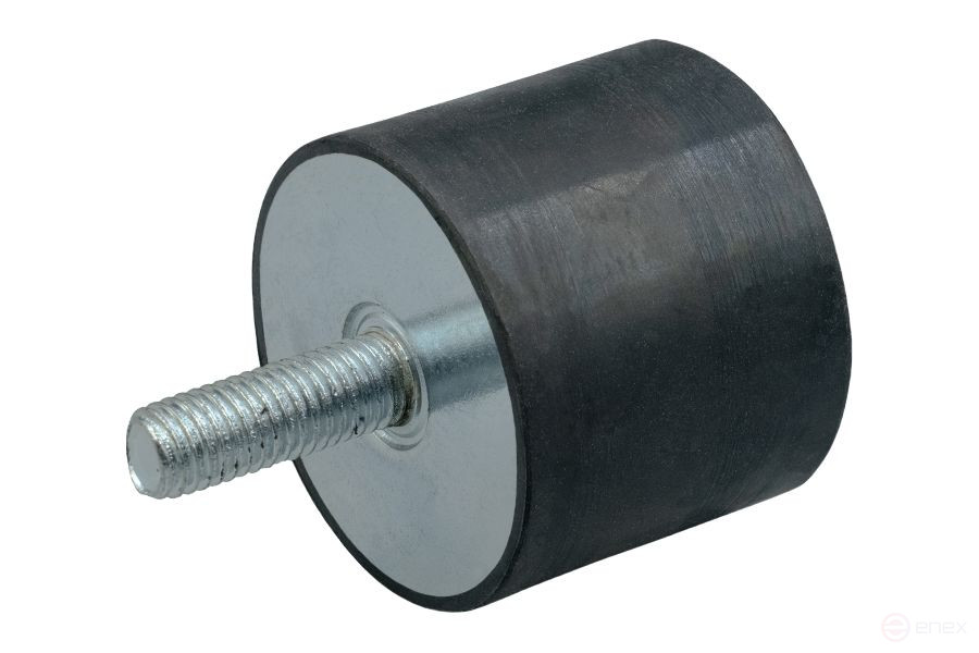 Vibration isolator with external and internal threads, type EC (B) M10x28 141.33 kg A00006.16005002510