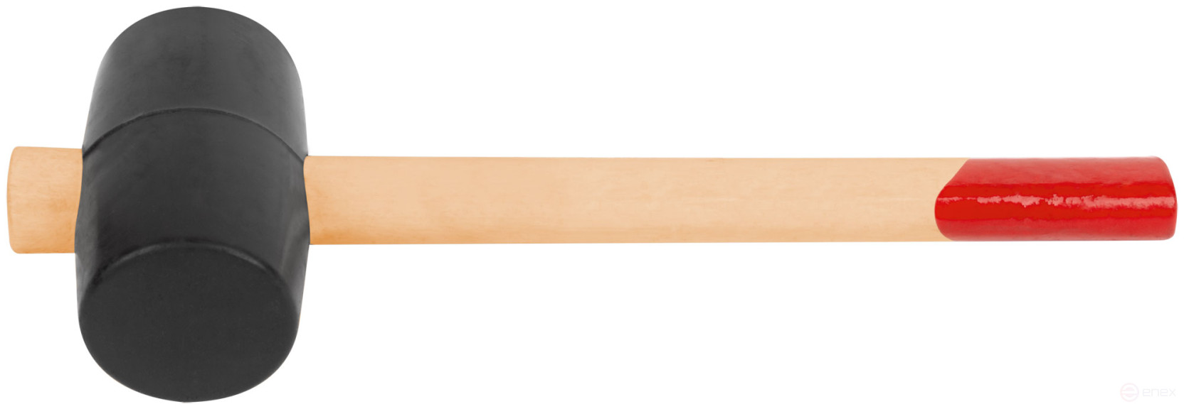 Rubber mallet, wooden handle 50 mm ( 300 gr )