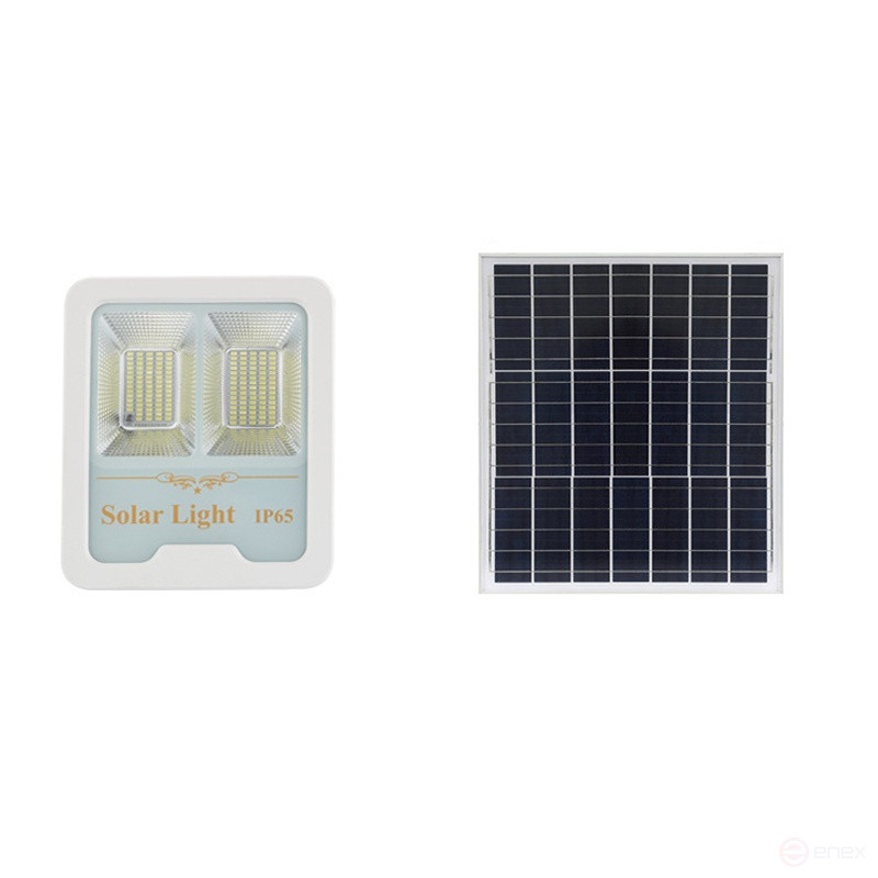 Светодиодный прожектор с солнечной панелью Mosvolt SFL-A2-100W