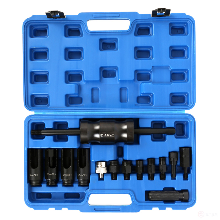 Injector Puller with Reverse Hammer (14 pieces) TA-D1081 AE&T