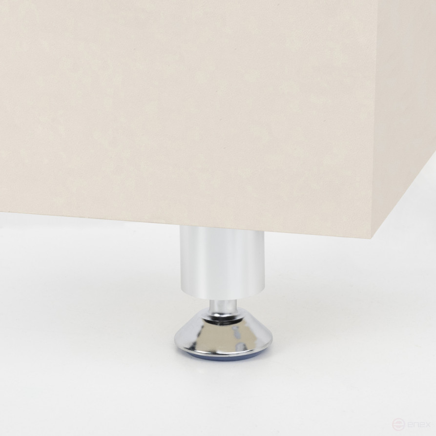 Опора меб. мет. D-762 h100 с регул. хром AKS