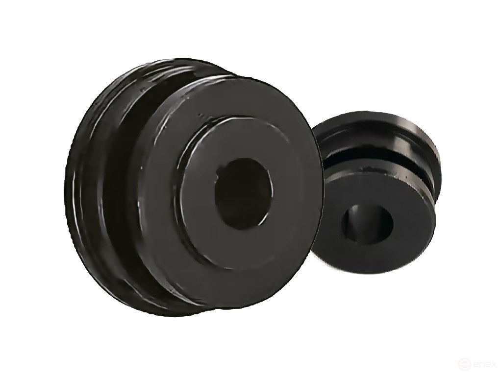 Set of 8-12" pressure rollers for ROLL GROOVER 1 - 12"
