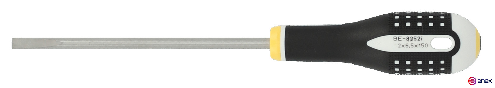 Отвертка с рукояткой ERGO под винты со шлицем 0,5x3,5x75 мм, из нержавеющей стали