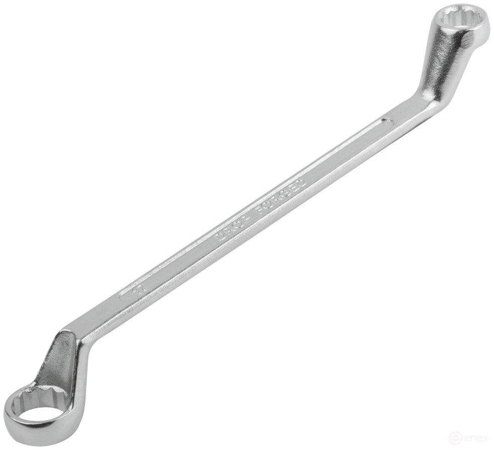 Ключ накидной "Хард", хромированное покрытие 13х17 мм