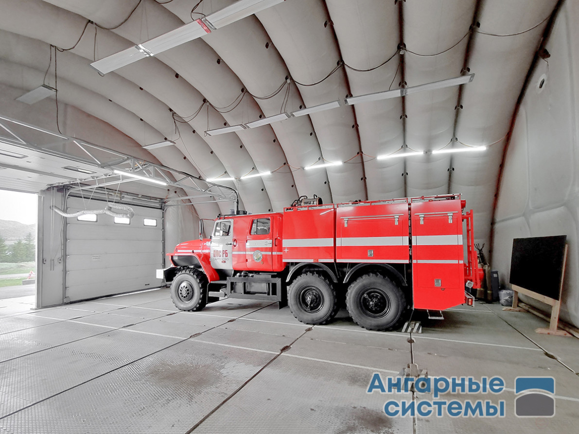 Pneumatic frame hangar for special equipment