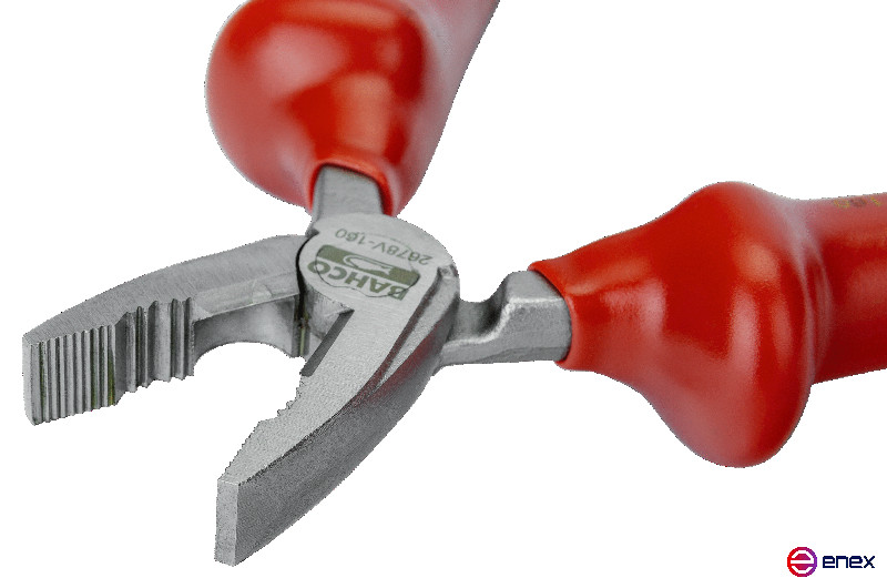 Изолированные комбинированные плоскогубцы, хромированные, 180 мм