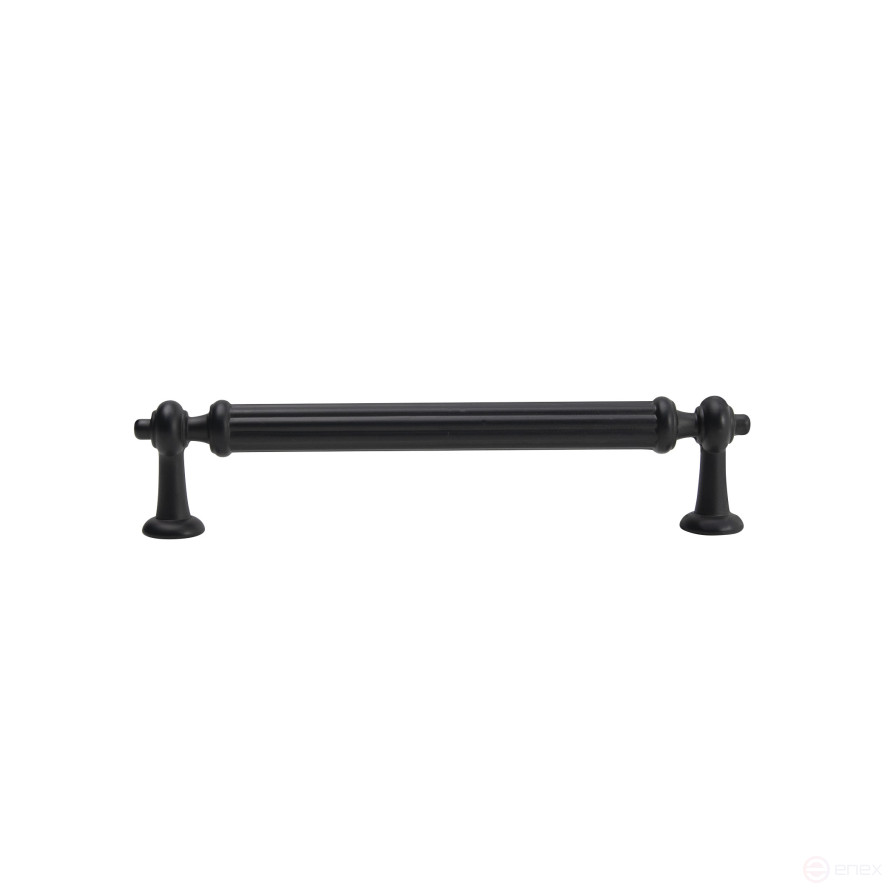 Handle meb. bracket met. ADAM 128 black matte, AKS