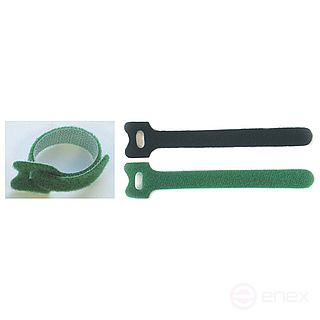 Стяжка VelСro, 125х12 мм, цвет черный (упак.20шт)