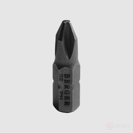 Биты магнитные PH2x25мм, 2 шт, S2, BERGER, BG2367