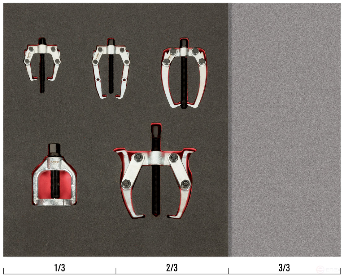 Fit&Go Set of pullers in a bed, 5 items