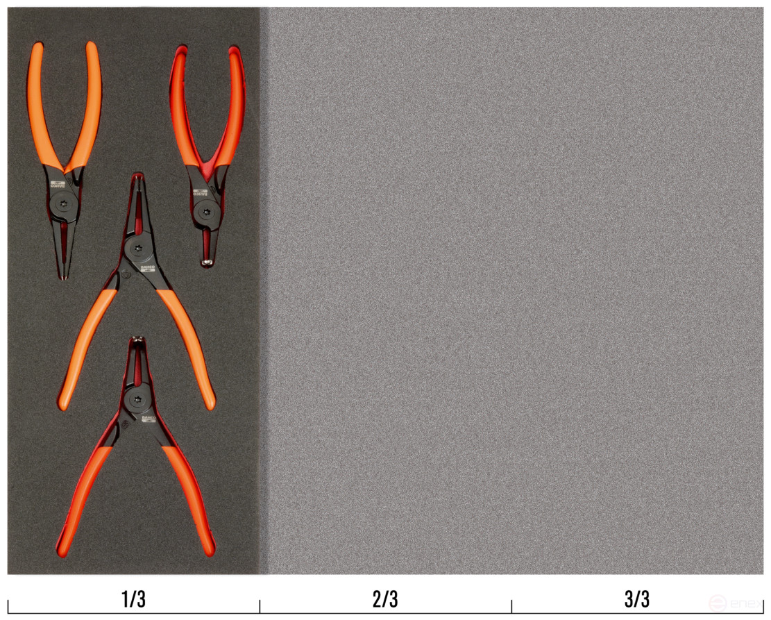 Fit&Go Set of lock ring pullers in a bed, 4 items