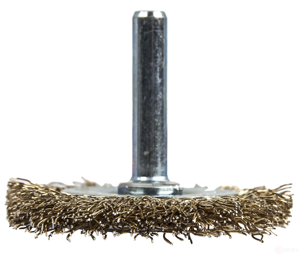 Кордщетка для дрели радиальная мягкая ПРАКТИКА 50 мм, хвост 6 мм (032-539)