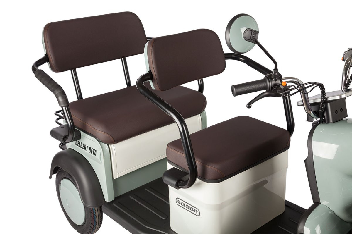 Электротрицикл Rutrike Gelbert Beta 48V/60V 800Вт, черный