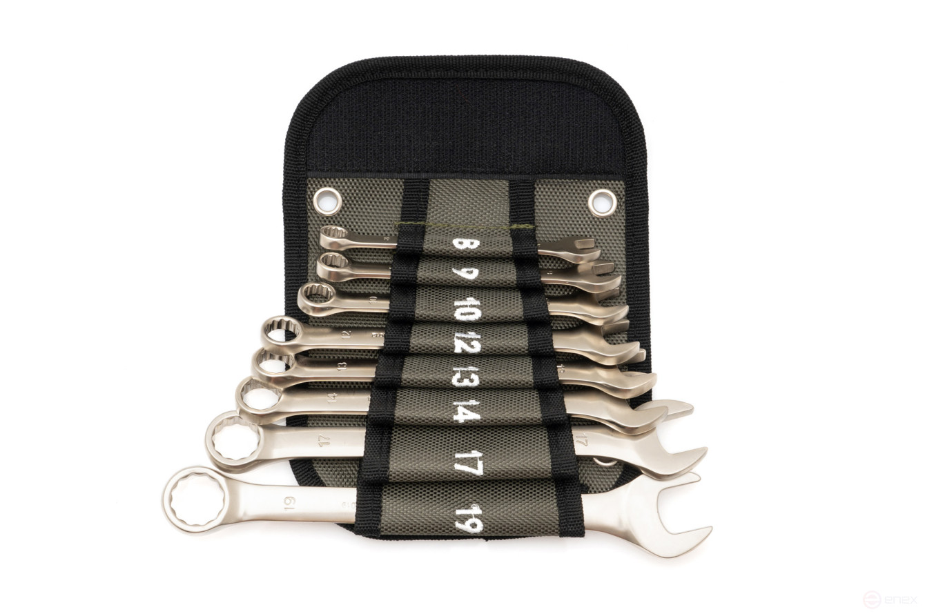 Набор ключей комбинированных в фирменной сумке 8 шт.