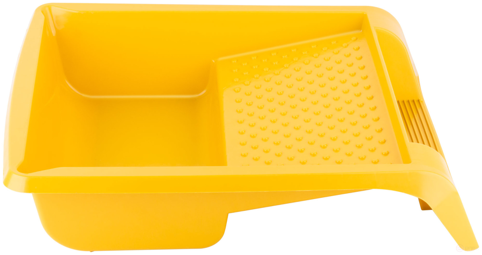 Yellow 395x346 mm paint tray, fixing pedal, Professional