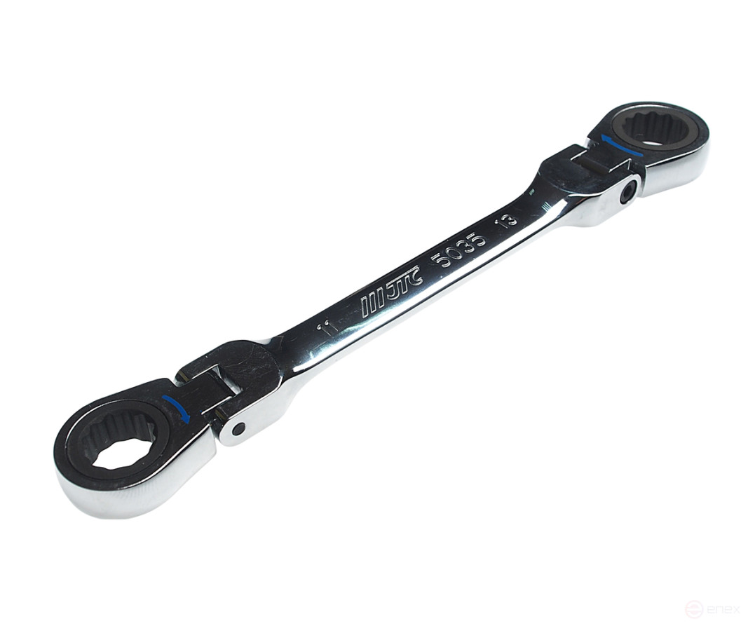 Cap wrench 11x13mm ratchet hinge L=169mm JTC