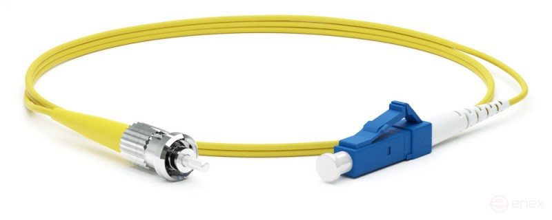 FC-S2-9-LC/UR-ST/UR-H-2M-LSZH-YL Patch cord fiber optic (cord) SM 9/125 (OS2), LC/UPC-ST/UPC, 2.0 mm, simplex, LSZH, 2 m