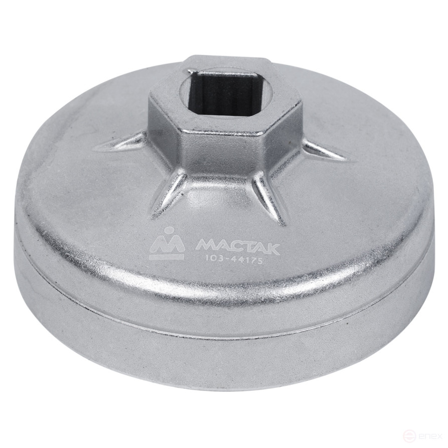 Oil filter puller, 75 mm, 15 facets, end PLATE 103-44175