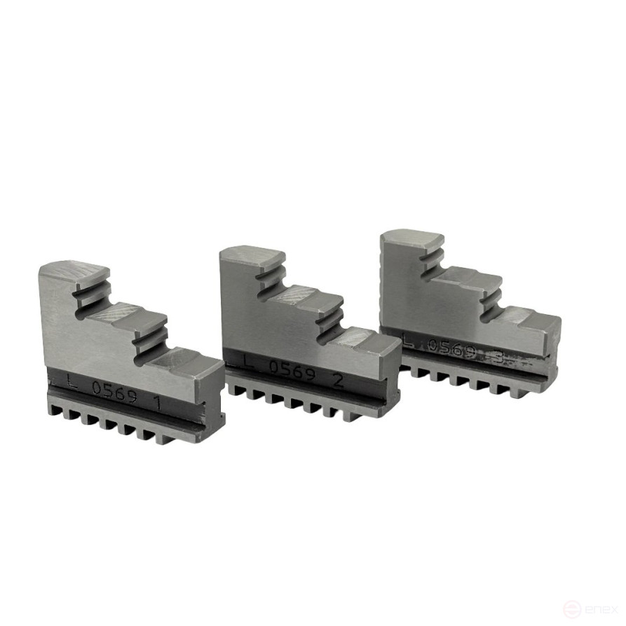 The cams are straight to the turning chuck f 160 3-x cool. pitch 8 mm, width 18.5 mm, groove 10 mm