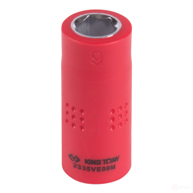 Головка торцевая диэлектрическая шестигранная 1/4", 9 мм KING TONY 2335VE09M