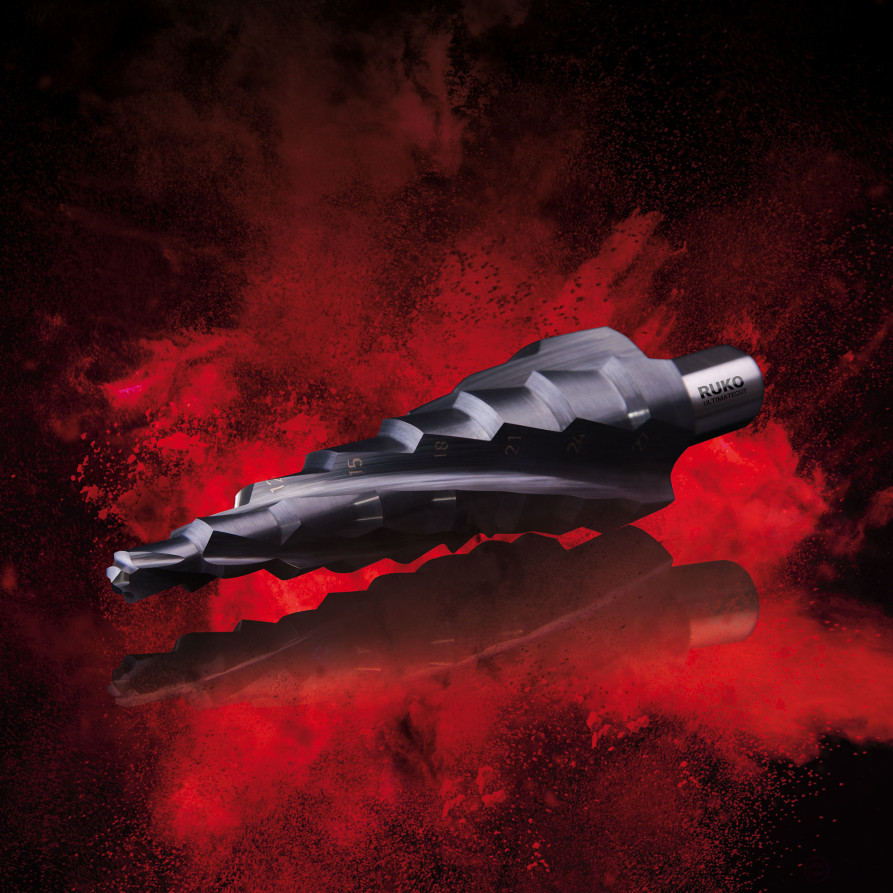 ULTIMATECUT Step drills HSS RUnaTEC with spiral grooves and turbo tips Ø 6,0 - 12,00