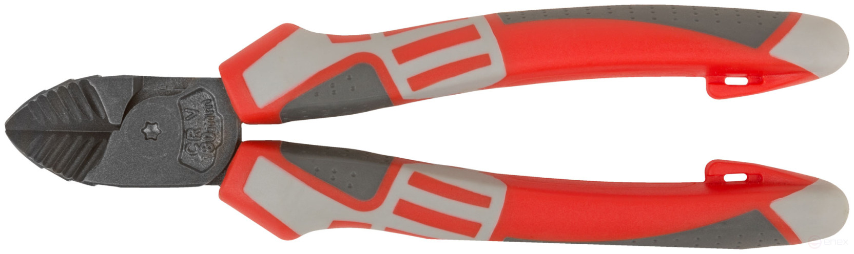 Etalon side cutters, CrV steel, stiffeners on the jaws, Teflon coating, 3K rubberized handles 180 mm