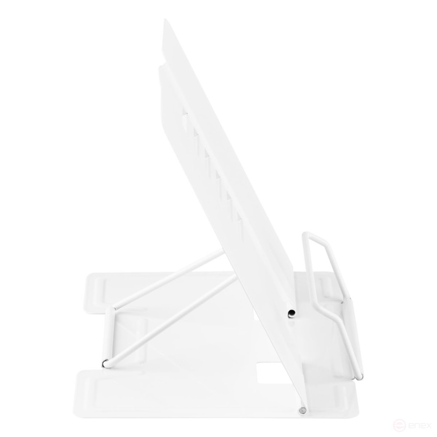 STAMM book stand, metal, adjustable tilt angle, white