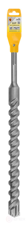 Бур SDSmax ф38х360/520