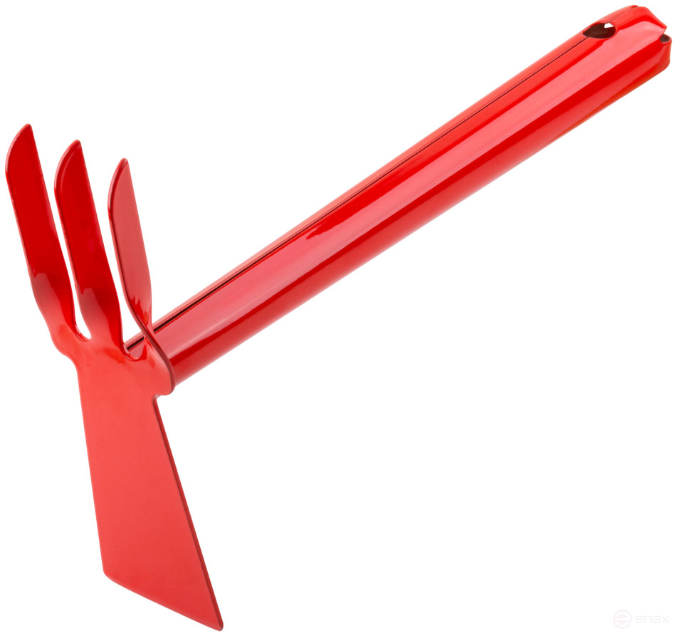 Hoe combined all-metal 3 teeth, trapezoid