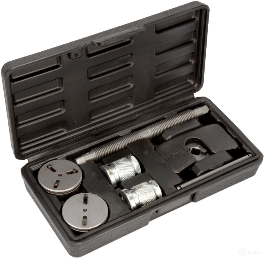 Набор для сведения тормозных цилиндров 8пр. с регулируемыми адаптерами (АвтоDело) 40940