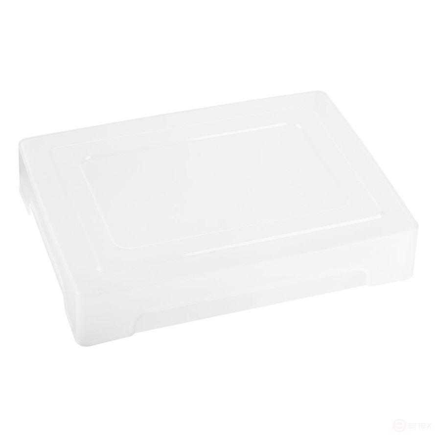 Контейнер для документов СТАММ А4, 245*330*63мм, пластик., прозрачный