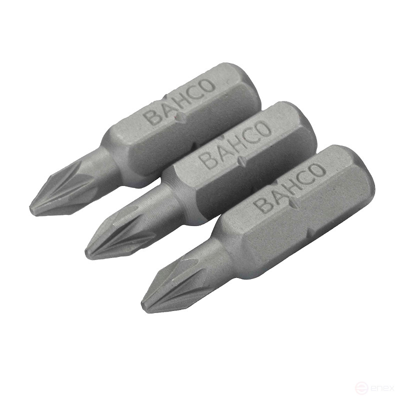 1/4Биты под винты Pozidriv PZ2, L=25 мм, 500штук