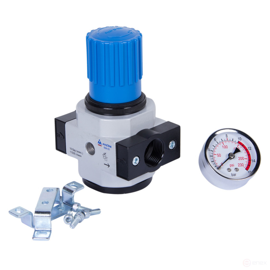 3/4" gearbox, with pressure gauge MASTAK 694-51