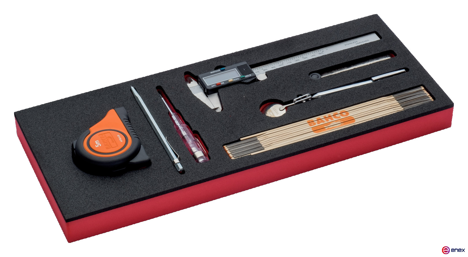 Fit&Go Measuring tool set in a bed, 7 items