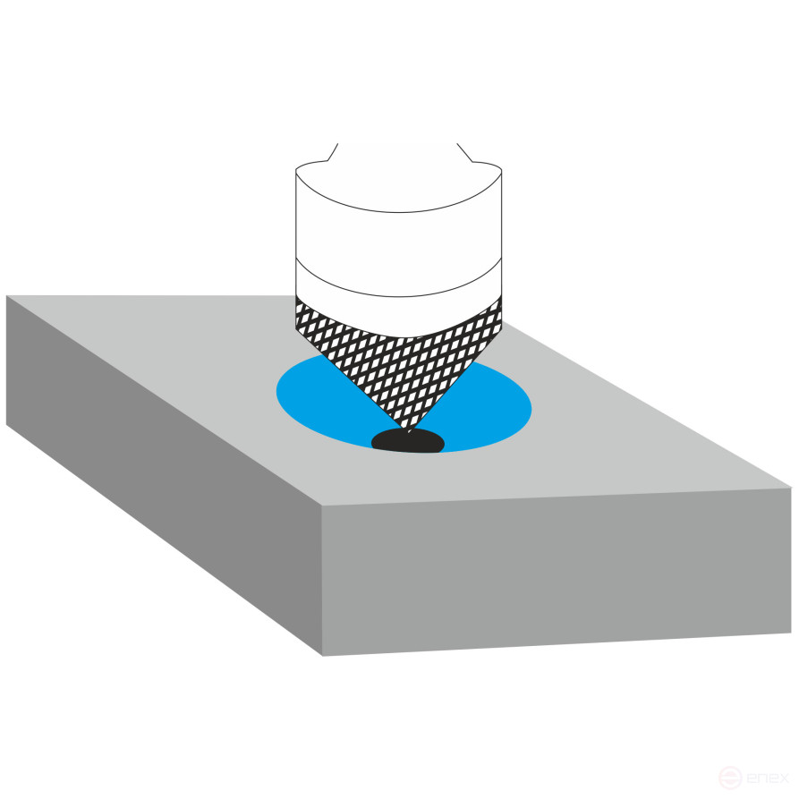 Борфреза KORNOR коническая 90°, 16 мм, двойная насечка