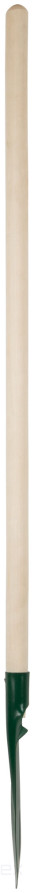 Bayonet shovel with stiffeners, with wooden handle 190x350x1420 mm