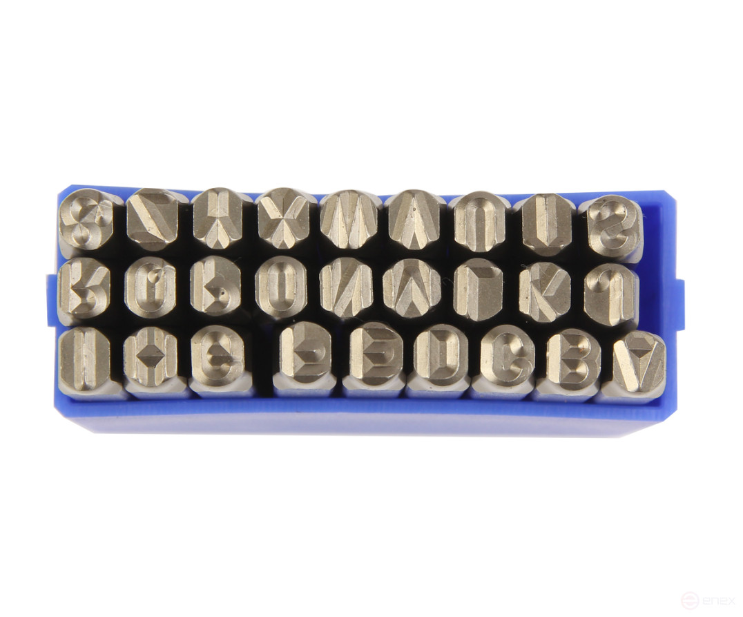 Letter stamps Latin 6 mm JTC