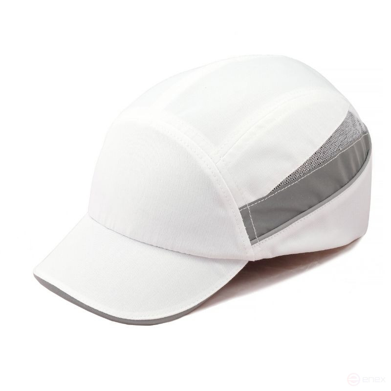 Каскетка защитная RZ BioT® CAP белая, козырек 70 мм, 10 шт.