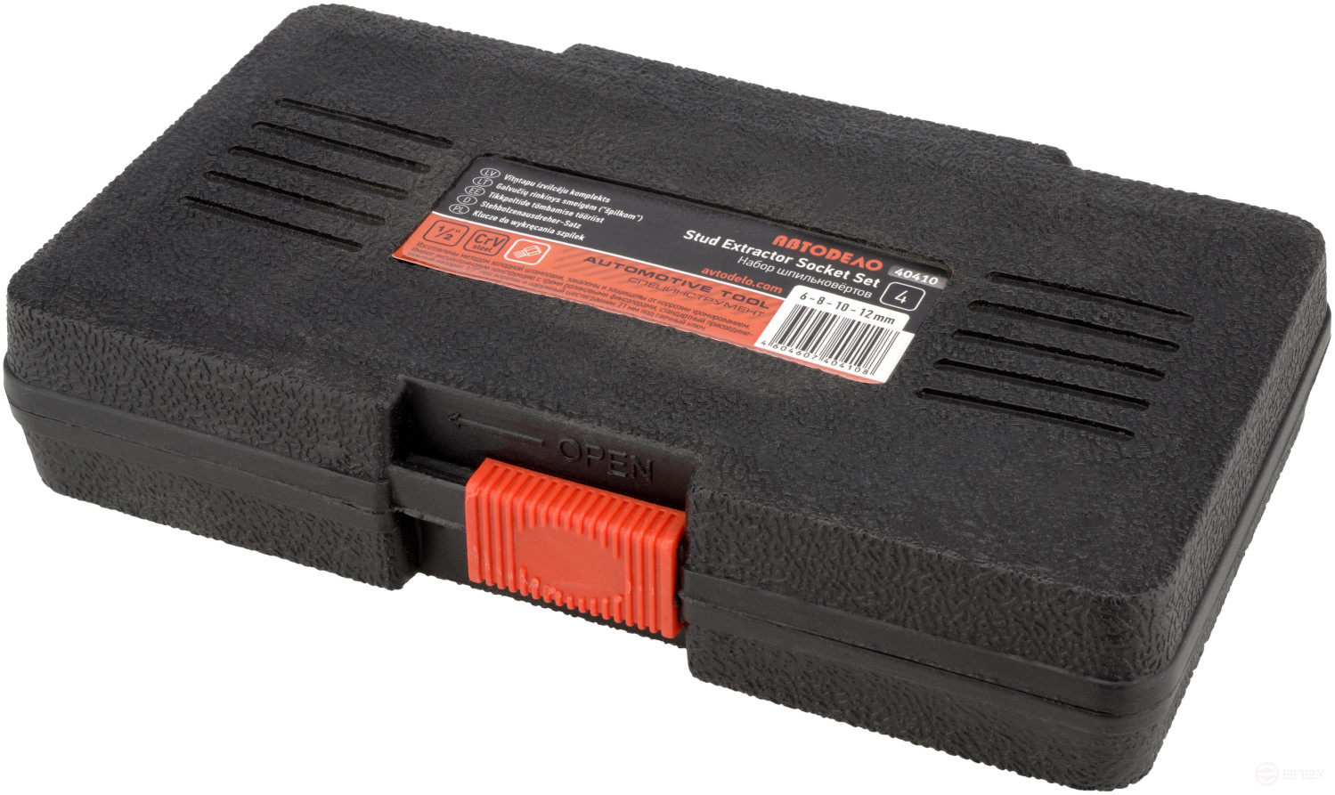 Набор шпильковертов эксцентриковых 4пр.(6,8,10,12mm) АвтоDело PRO (40410)