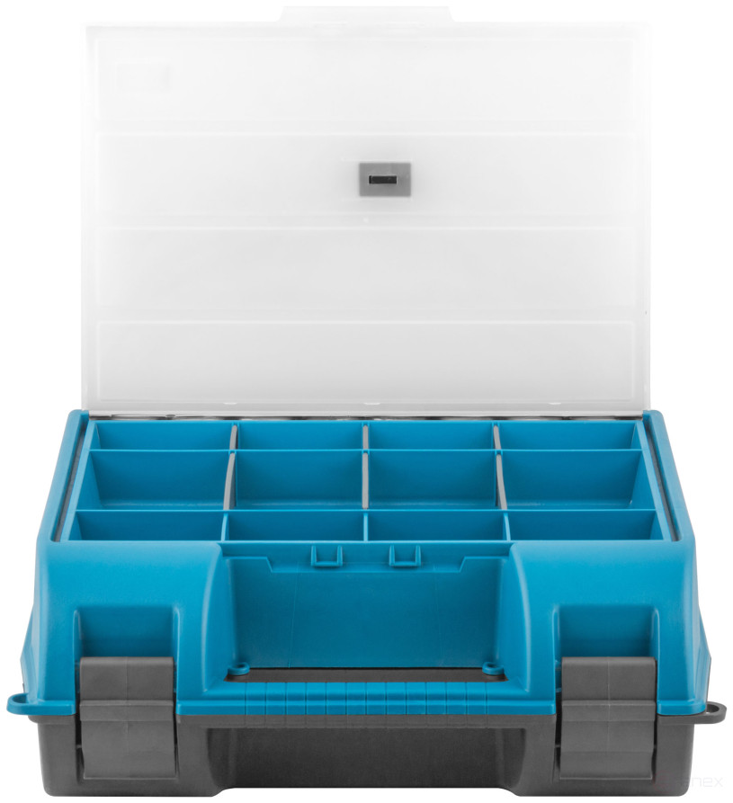 340 mm drill box with organizer, 12 compartments