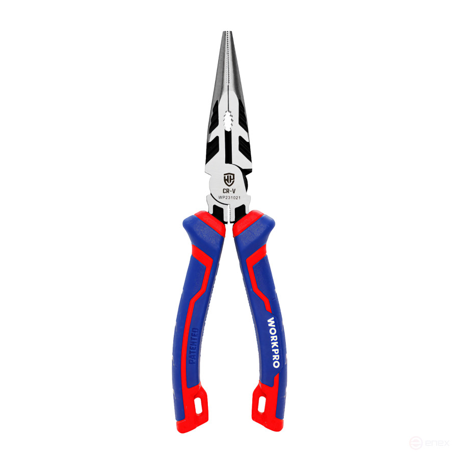 Long pliers 160mm CR-V prof WP231020 WORKPRO
